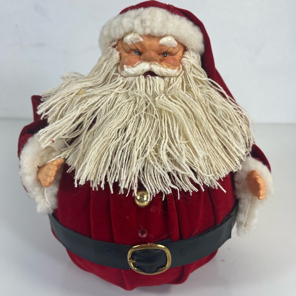 Vintage Silvestri‎ Santa Claus 8” Height Christmas Ornament